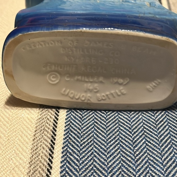 Vintage Rare-1969 "Armanetti Liquors" Jim Beam Whiskey Decanter Bottle - Picture 8 of 9